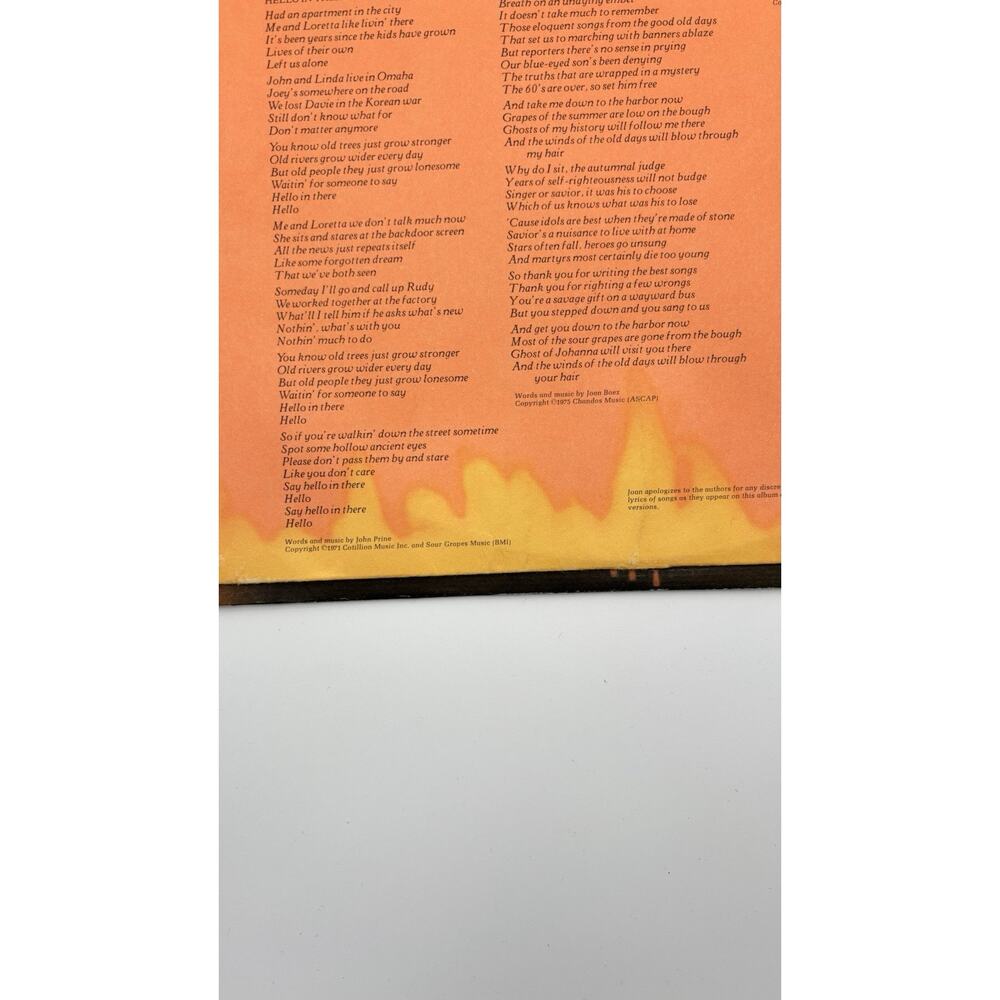 Joan Baez Diamonds and Rust Vinyl LP - Picture 4 of 12